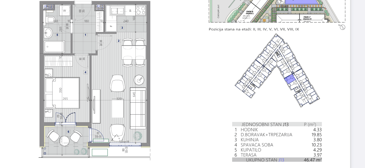 Prodaja, jednosoban stan, 46m2, Central Point, Podgorica Prodaja, jednosoban stan, 46m2, Central Point, Podgorica