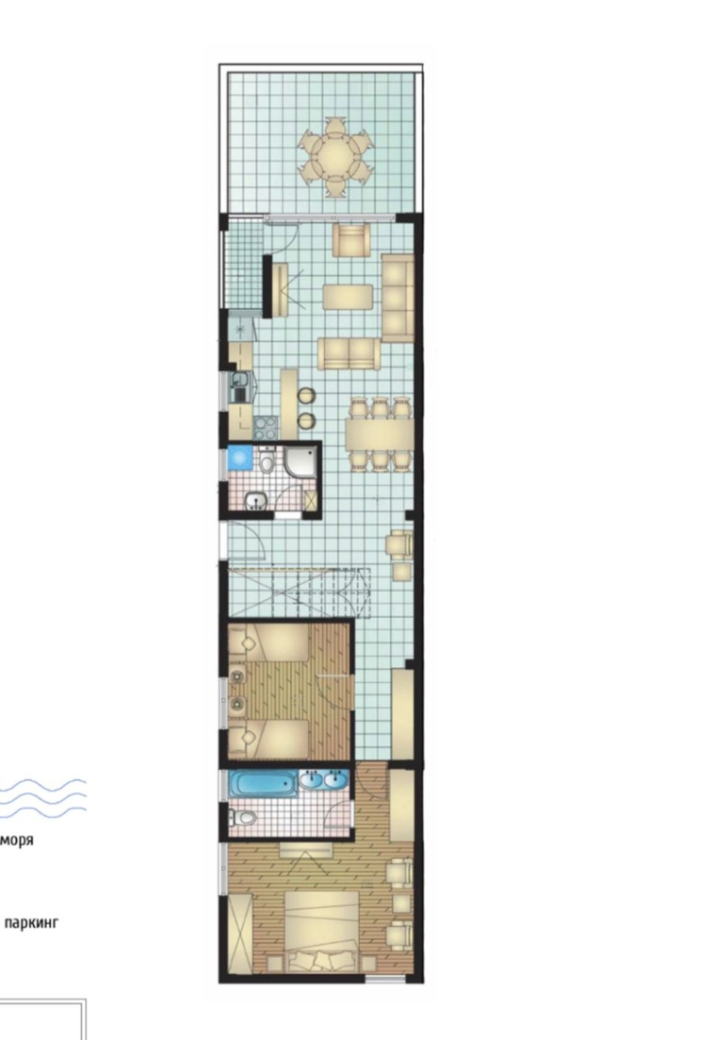 Two Bedroom Apartment for Sale, 96m2, Đuraševići, Tivat