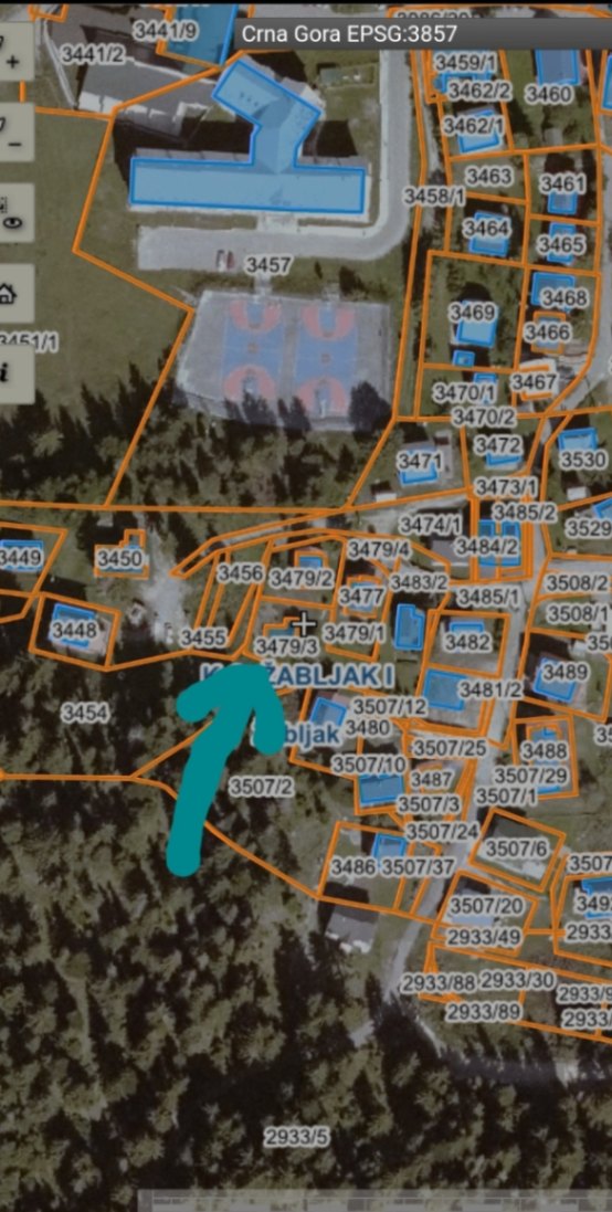 Land Lot for Sale, 450m2, Centar, Žabljak Land Lot for Sale, 450m2, Centar, Žabljak