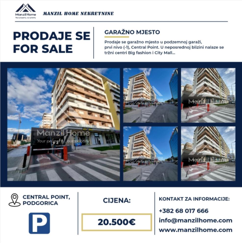Prodaja, stan, 14m2, Central Point, Podgorica Prodaja, stan, 14m2, Central Point, Podgorica
